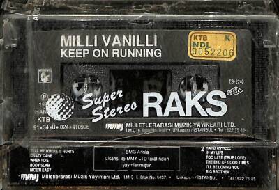 Milli Vanilli - Keep on Running Kaset KST19066 - 2