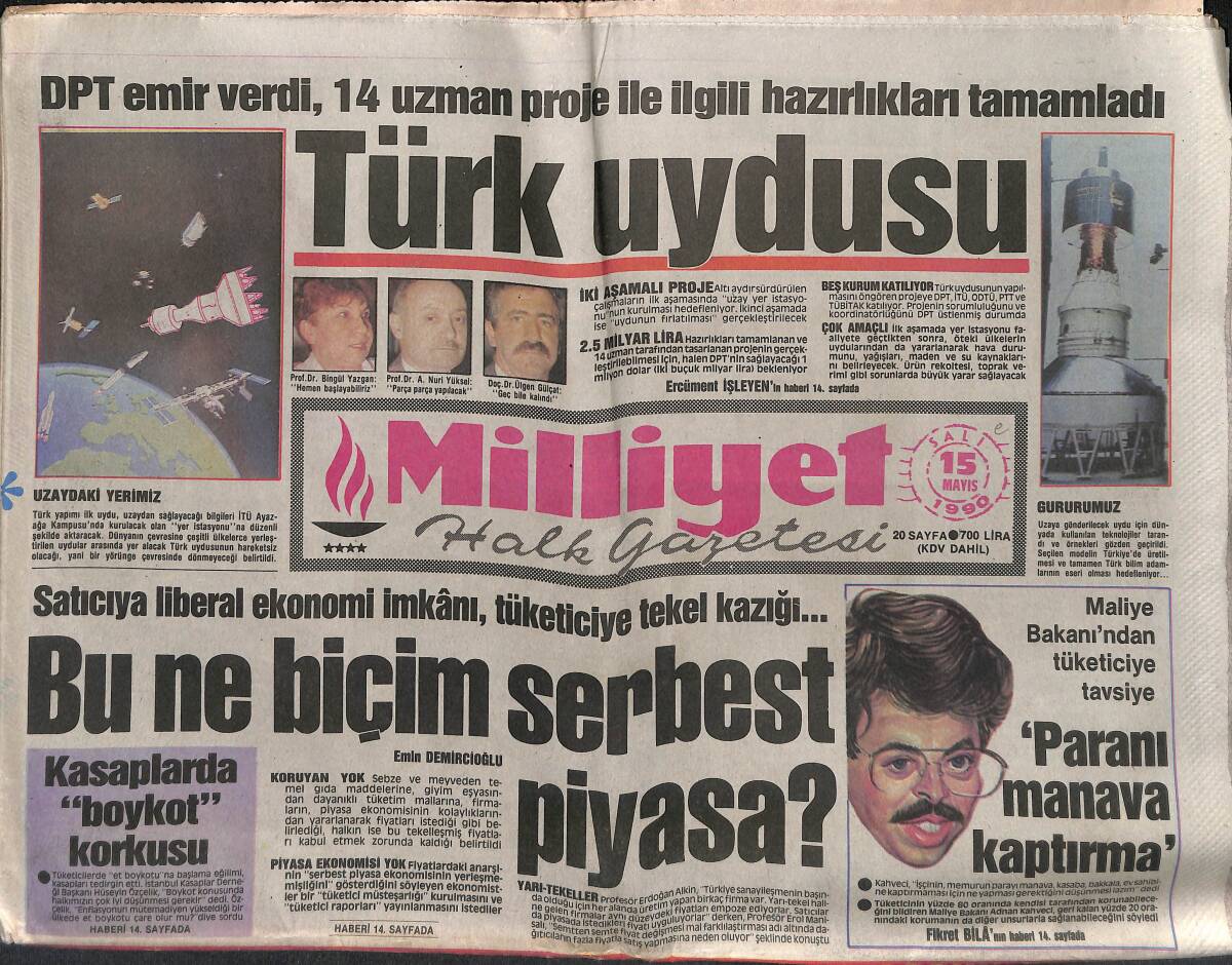 Milliyet Gazetesi 15 Mayıs 1990 - Özal, Akbulut'u Teselli Etti - 20. Yüzyılın Köle Ticareti: Çocuk Pazarı GZ150809 - 1