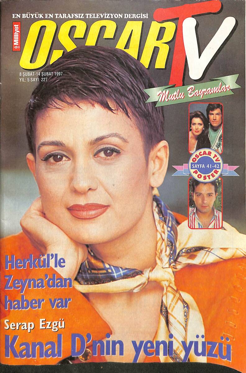 Milliyet Oscar TV Magazin Dergisi 8 Şubat-14 Şubat 1997 - Herkül'le Zeyna'dan Haber Var NDR89019 - 1