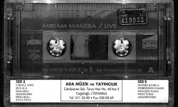 Miriam Makeba *Live* Kaset KST23390 - 2