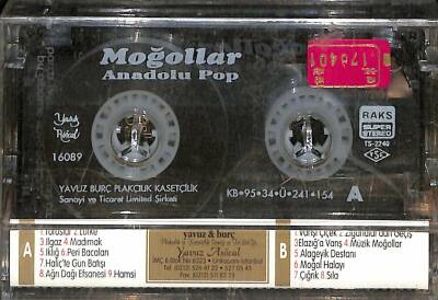 Moğollar - Anadolu Pop Kaset (Sıfır) KST25546 - 2