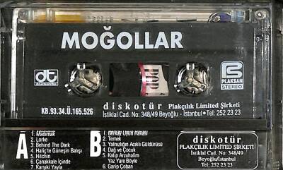 Moğollar - Volume 1 Anadolu Pop 70li Yıllar Kaset (İkinci El) KST23150 - 2