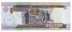 Mozambik 500000 Meticais 2003 ÇİL YKP113 - 2