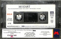 Mozart Piano Concertos No.20 *Kaset* KST23751 - 2