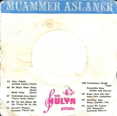 Muammer Aslaner *SADECE PLAK KABIDIR* PLK16077 - 2