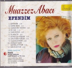 Muazzez Abacı *Efendim* ( İkinci El ) CD Müzik CD1030 - 2