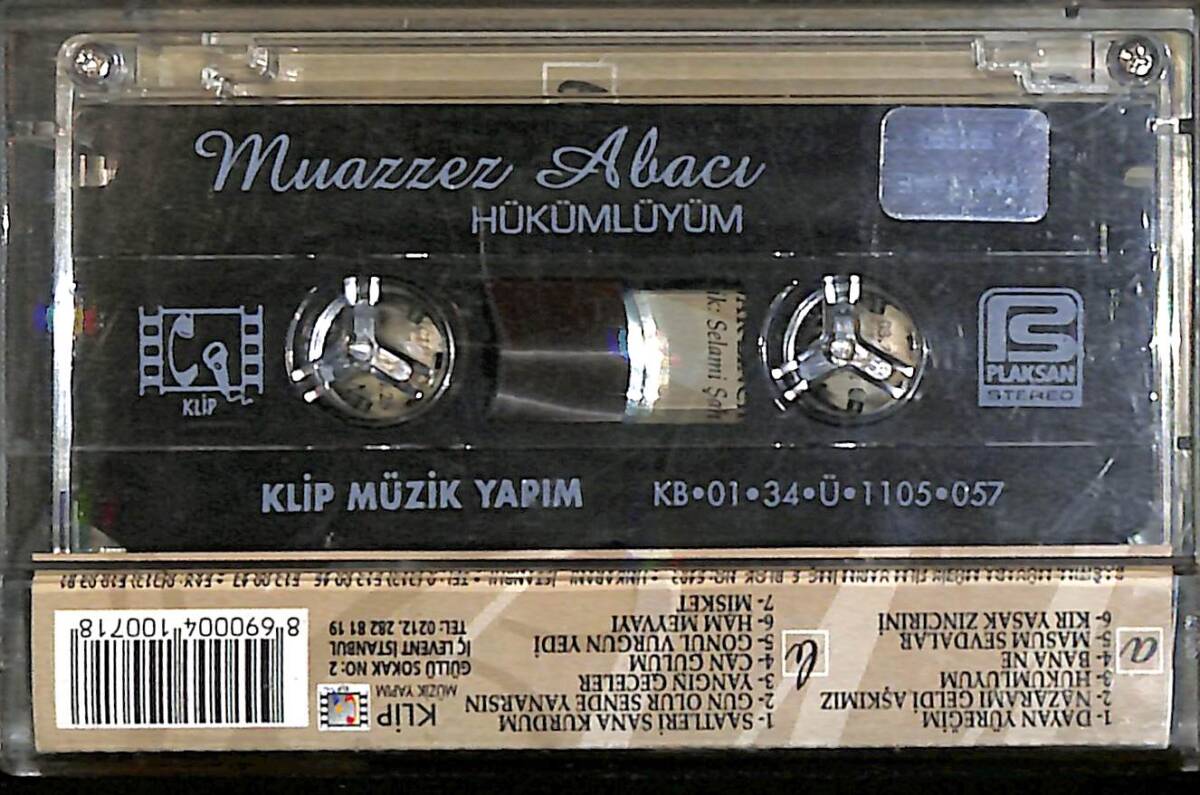 Muazzez Abacı - Hükümlüyüm Kaset (İkinci El) KST27122 - 2