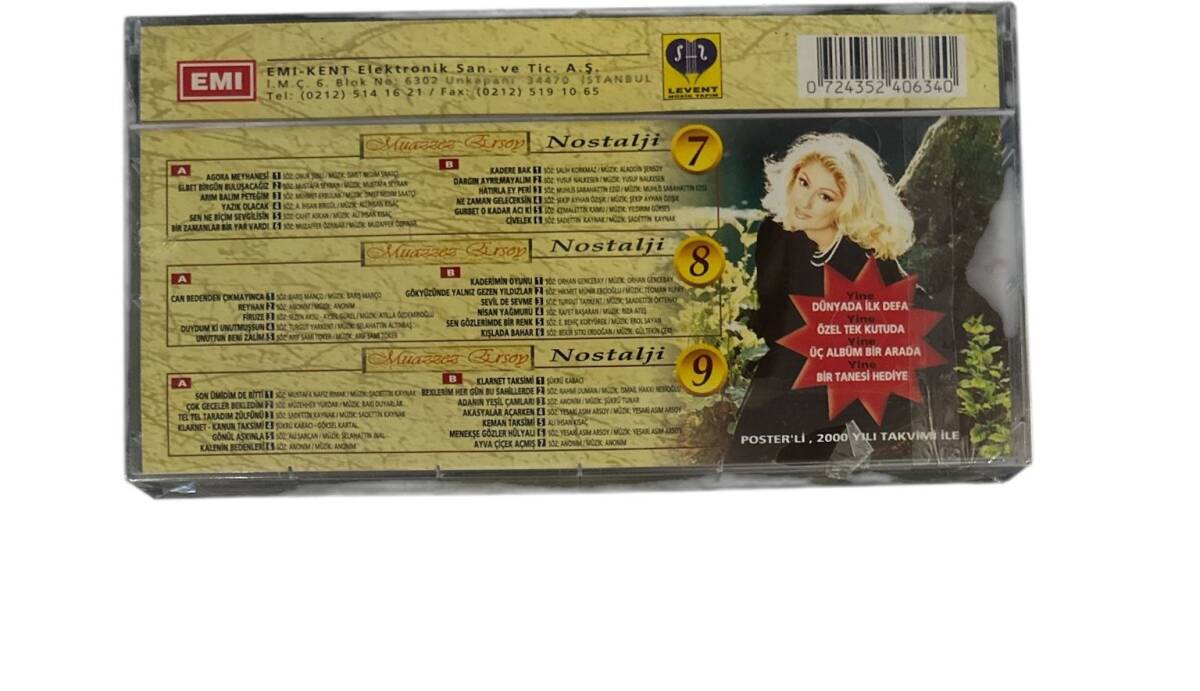 Muazzez Ersoy - Nostalji 7 - 8 - 9 Kaset (3 Kaset - Sıfır) KST27584 - 2