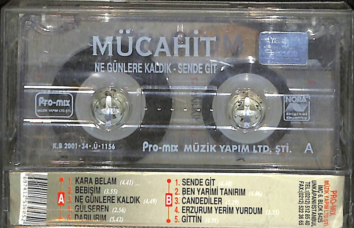 Mücahit - Ne Günlere Kaldık Sende Git Kaset (İkinci El) KST27377 - 2