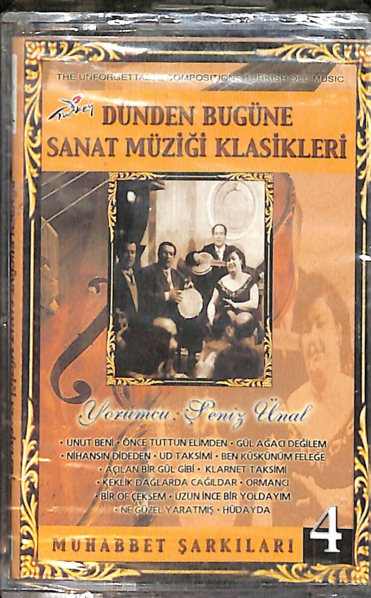 Muhabbet Şarkıları 4 - Dünden Bugüne Sanat Müziği Klasikleri Kaset (Sıfır) KST27514 - 1