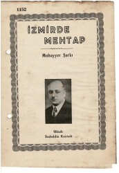 Muhayyer Şarkı - İzmirde Mehtap Nota Kitapçığı EFM1966 - 1