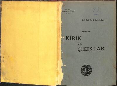 MUHTASAR KIRIK VE ÇIKIKLAR KTP2824 - 1