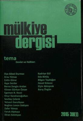 MÜLKİYE DERGİSİ 201539 Sayı1 KTP913 - 1