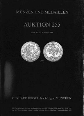 MÜNZEN UND MEDAILLEN AUKTION 255 - 14 UND 15 FEBRUAR 2008, MUNCHEN KTP2906 - 1