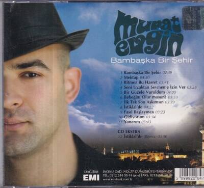 Murat Evgin *Bambaşka Bir Şehir* ( İkinci El ) CD Müzik CD1152 - 2