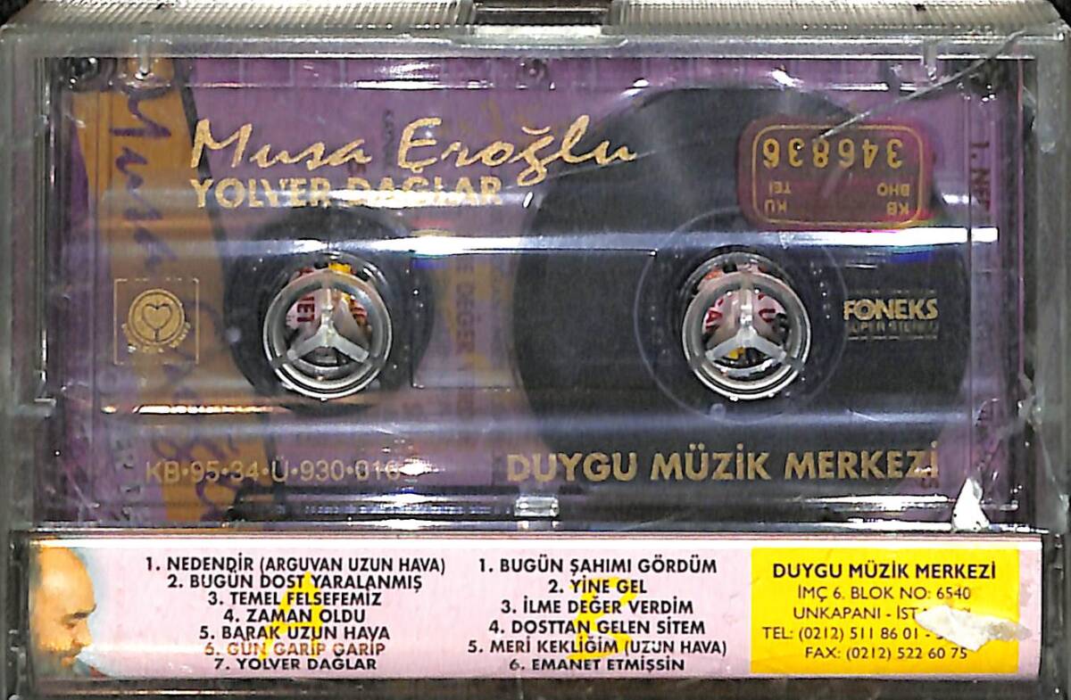 Musa Eroğlu - Yolver Dağlar Kaset (Kırmızı Bandrol - İkinci El) KST27533 - 2