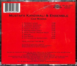 Mustafa Kandıralı & Ensemble - Caz Roman CD (İkinci El) CD3663 - 2