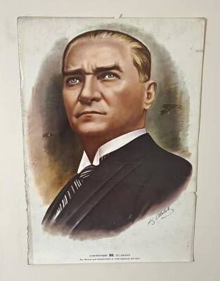 Mustafa Kemal Atatürk Dev Boy Poster 50x70cm BRKT21 - 1