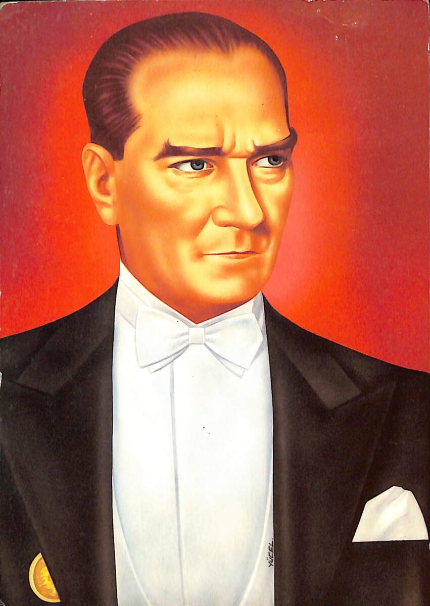 Mustafa Kemal Atatürk Kartpostal (Küçük Boy) KRT22534 - 1