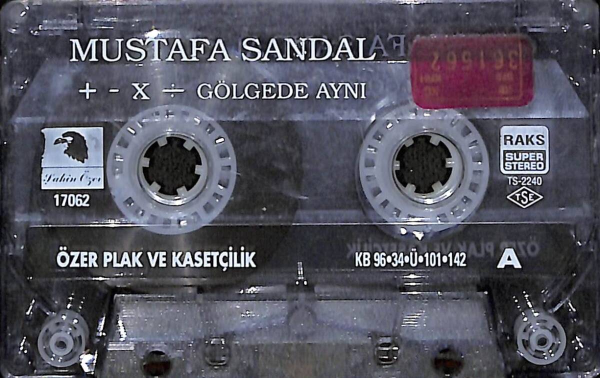 Mustafa Sandal - Gölgede Aynı (Kırmızı Bandrol) Kaset (İkinci El) KST26446 - 2