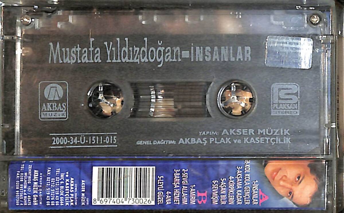 Mustafa Yıldızdoğan - İnsanlar Kaset (İkinci El) KST27395 - 2