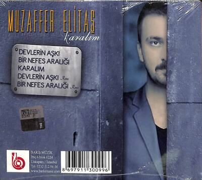 Muzaffer Elitaş - Karalım (Sıfır Ürün) CD Müzik CD2799 - 8