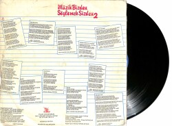 Müzik Bizden Söylemek Sizden Aşık Mahzuni, Selami Şahin, Mahmut Tuncer, Mustafa Topaloğlu (Dönem Baskı) LP Plak (107.5) PLK22078 - 2