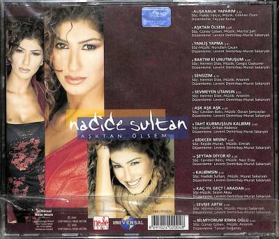 Nadide Sultan *Aşktan Ölsem* ( İkinci El ) CD Müzik CD1733 - 2