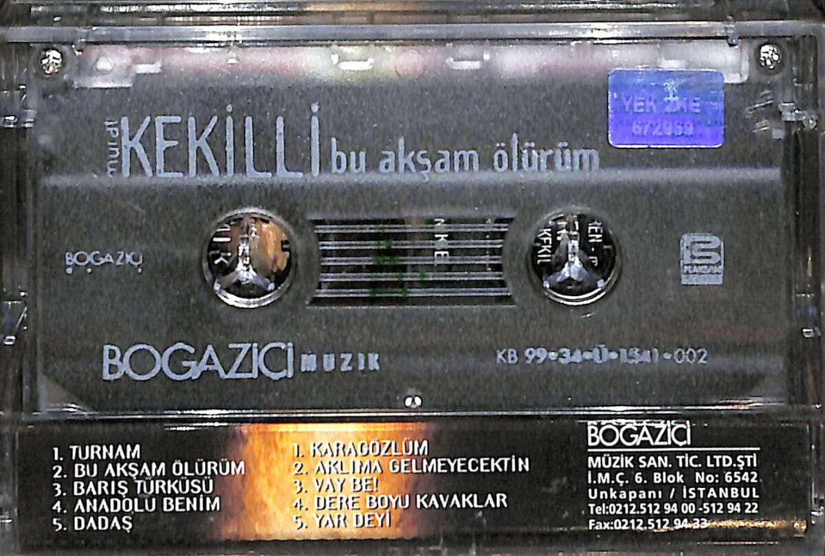 Murat Kekilli - Bu Akşam Ölürüm KST26127 - 2