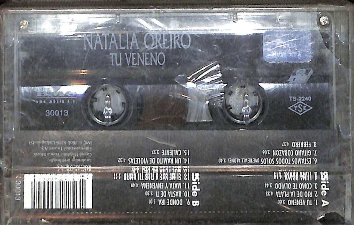 Natalia Oreiro - Tu Veneno Kaset (Sıfır) KST27419 - 2