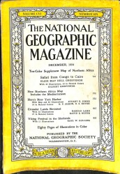 National Geographic December 1954 - Safari From Congo to Cairo,New Northern Africa Map,New York Harbor,Viking Festival NDR62573 - 4