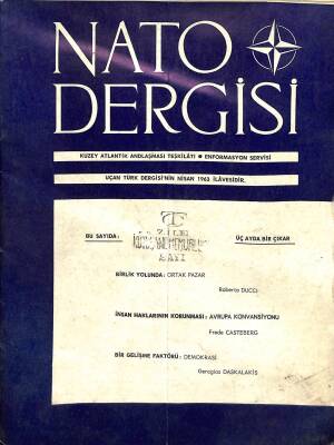 Nato Dergisi Nisan 1963 - Birlik Yolunda Ortak Pazar NDR77405 - 1