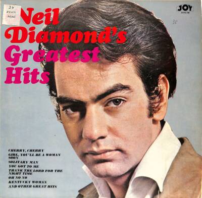 Neil Diamonds - Greatest Hits (1967 - UK) LP PLK19016 - 1