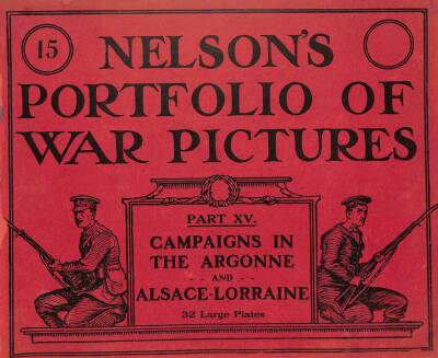 NELSONS PORTFOLIO OF WAR PICTURES PART 15 29 Mayıs 1915 - IN A FRENCH SHELTER PIT. NDR70057 - 1