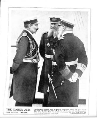 NELSONS PORTFOLIO OF WAR PICTURES PART 9 6 Mart 1915 - Admiral Von İngenohl NDR70064 - 2