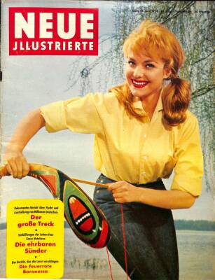 Neue Illustrierte 14 Juni 1958 - Grace Metalious, Sabine Sesselmann, Raymond Darolle NDR84561 - 1