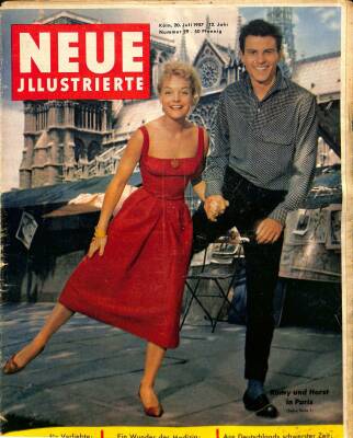 Neue Illustrierte 20 Juli 1957 - Romy Und Horst İn Paris NDR84458 - 1