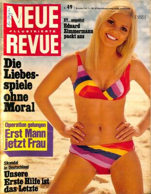 NEUE ILLUSTRİERTE Nr. 49 7 Dezember 1969 - Janet Morgan, Matt Dillon NDR84062 - 1