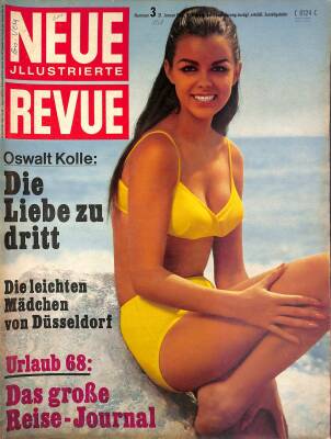 Neue Illustrierte Revue Nummer 3 21 Januar 1968 - Das Grobe Reise-Journal, Oswalt Kolle, Peter Weissbrich, Uschi Glas NDR86024 - 1