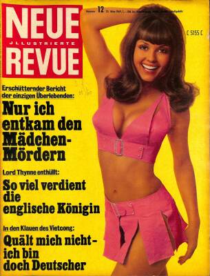 Neue Jllustrierte Revue Nr 12 23 Marz 1969 - Elizabeth Taylor, Kennedy, Margit NDR83950 - 1