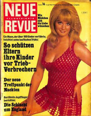 Neue Jllustrierte Revue Nr 16 21 April 1968 -Fernseh Ansagerin Petra Schürmann NDR83959 - 1