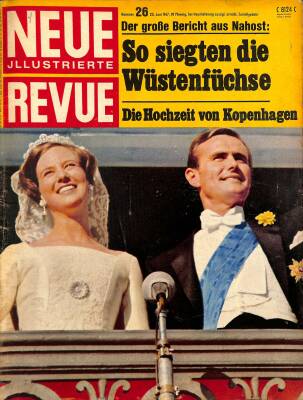 Neue Jllustrierte Revue Nr 26 25 Juni 1967 - Nach Marilyn Monroe Das Neue Ideal Twiggy, Margrethe NDR83957 - 1