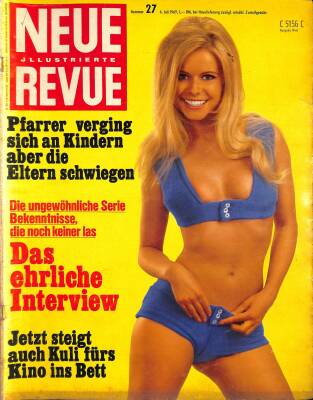 Neue Jllustrierte Revue Nr 27 6 Juli 1969 - Barbara Bouchet, Jacqueline Charlotte Dufresnoy NDR83951 - 1