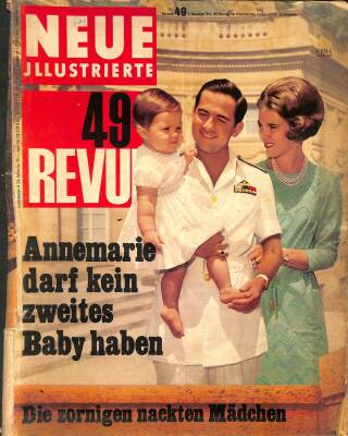 Neue Jllustrierte Revue Nr 49 4 Dezember 1966 - Prinzessin Beatrix, Königin Annemaria, Farah Diba NDR83947 - 1