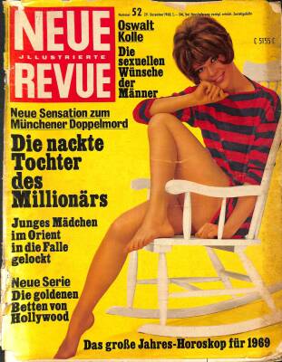 Neue Jllustrierte Revue Nr 52 29 Dezember 1968 - Rene Sleesrujik und Corry Brokken , Monika Philipp NDR83943 - 1