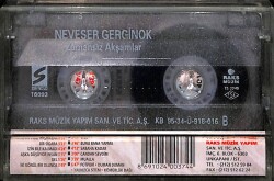 Neveser Gerginok *Zamansız Akşamlar * Kaset KST14622 - 2