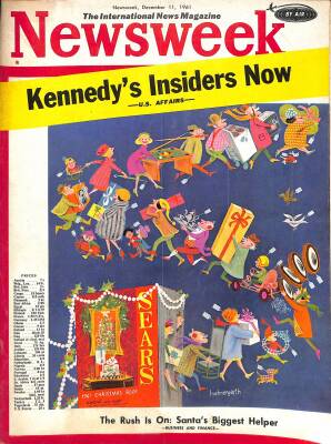 Newsweek 11 December 1961 - Pearl Harbor Day, Kennedy, Peppery, Eldon Griffiths NDR84690 - 1