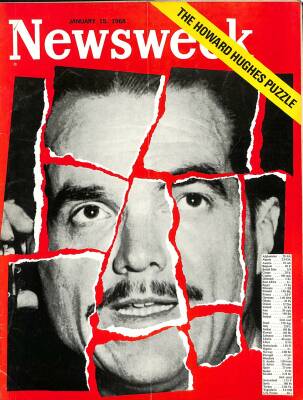 Newsweek 15 January 1968 - The Howard Hughes Puzzle, Frank Morgan, Kenneth Auchincloss NDR84682 - 1