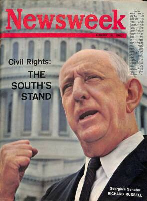 Newsweek 19 August 1963 - Richard Russell, Walter Lippmann, Dillon, McNamara NDR84676 - 1