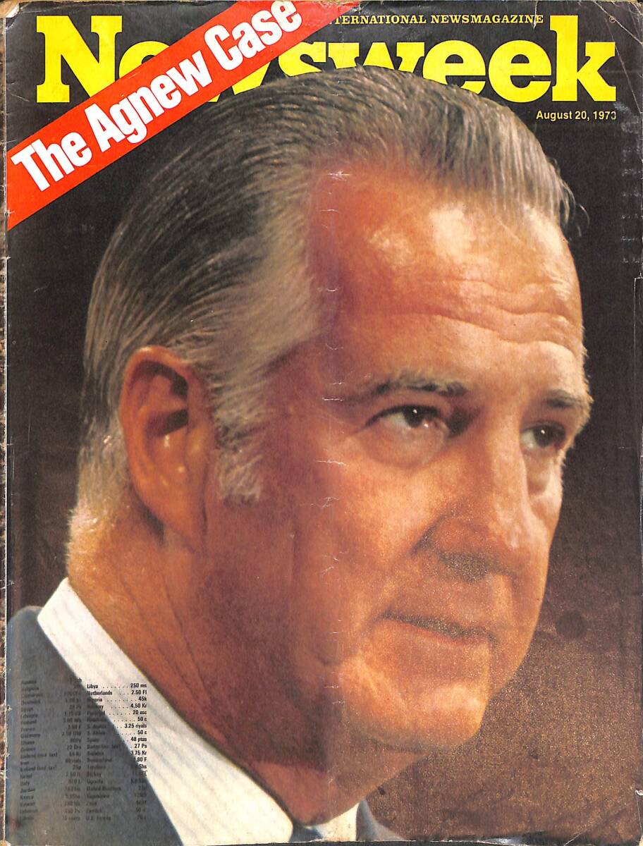 Newsweek 20 August 1973 - The Agnew Case, Pakistan, Mr. Nixon's Houses NDR88185 - 1